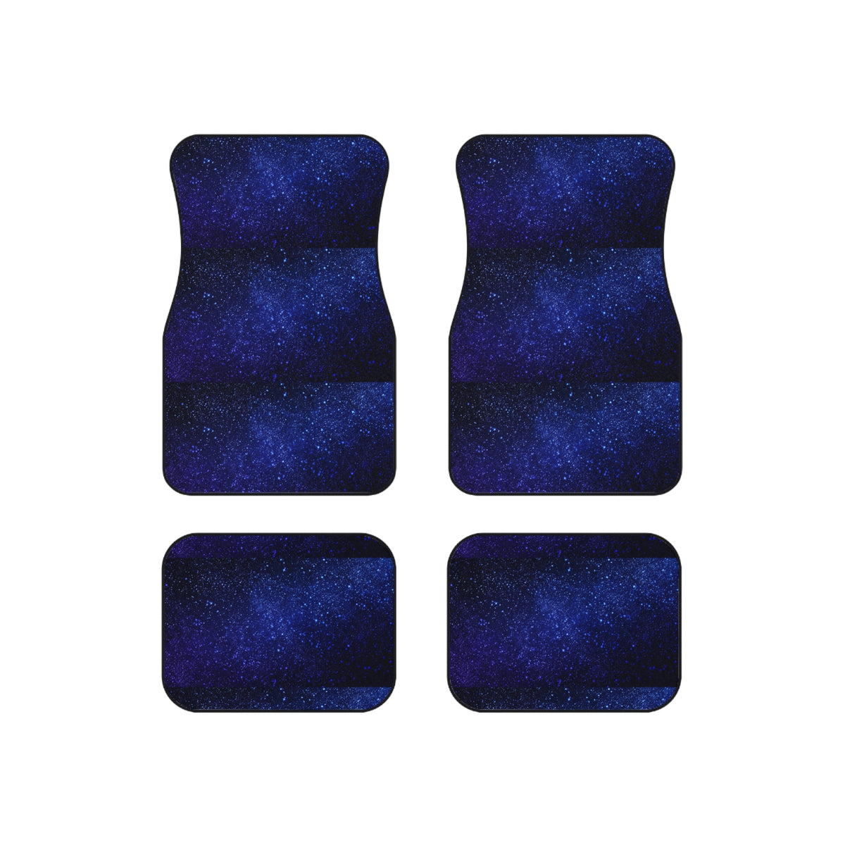 Blue starry galaxy car mats, product view 6