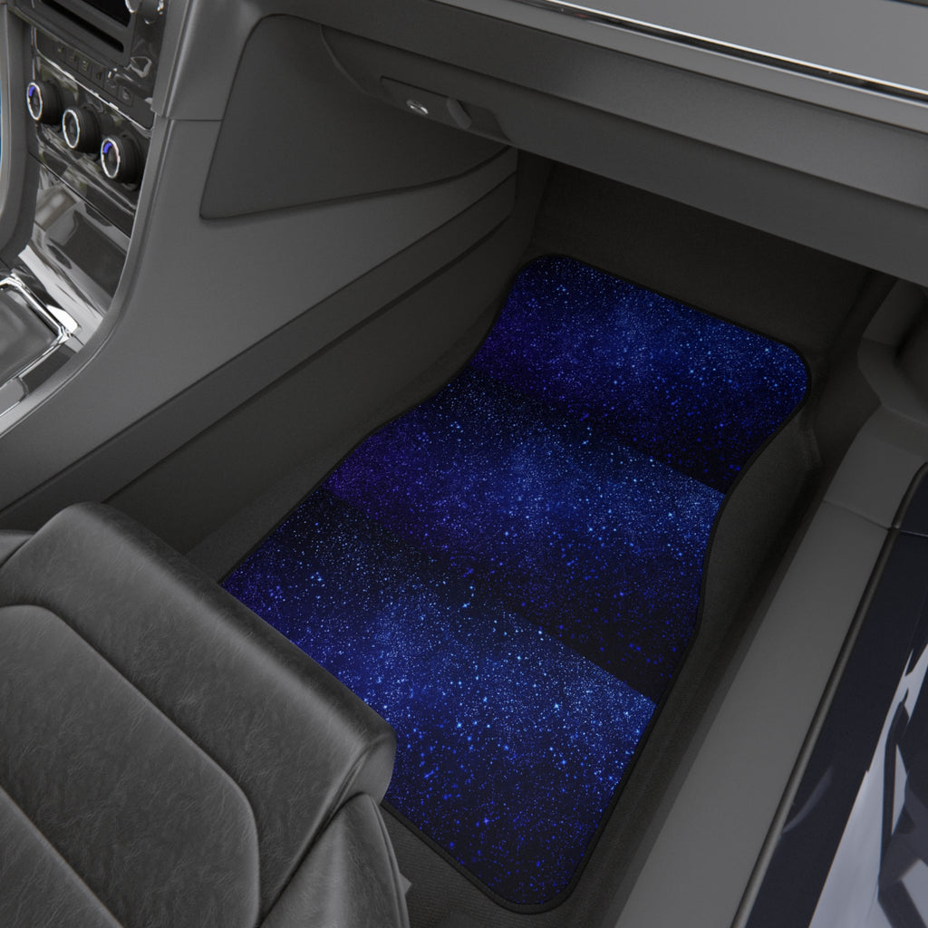 Blue starry galaxy car mats, product view 8