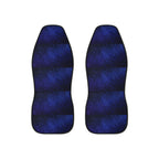 Blue starry galaxy car seat covers, set of two front seat covers