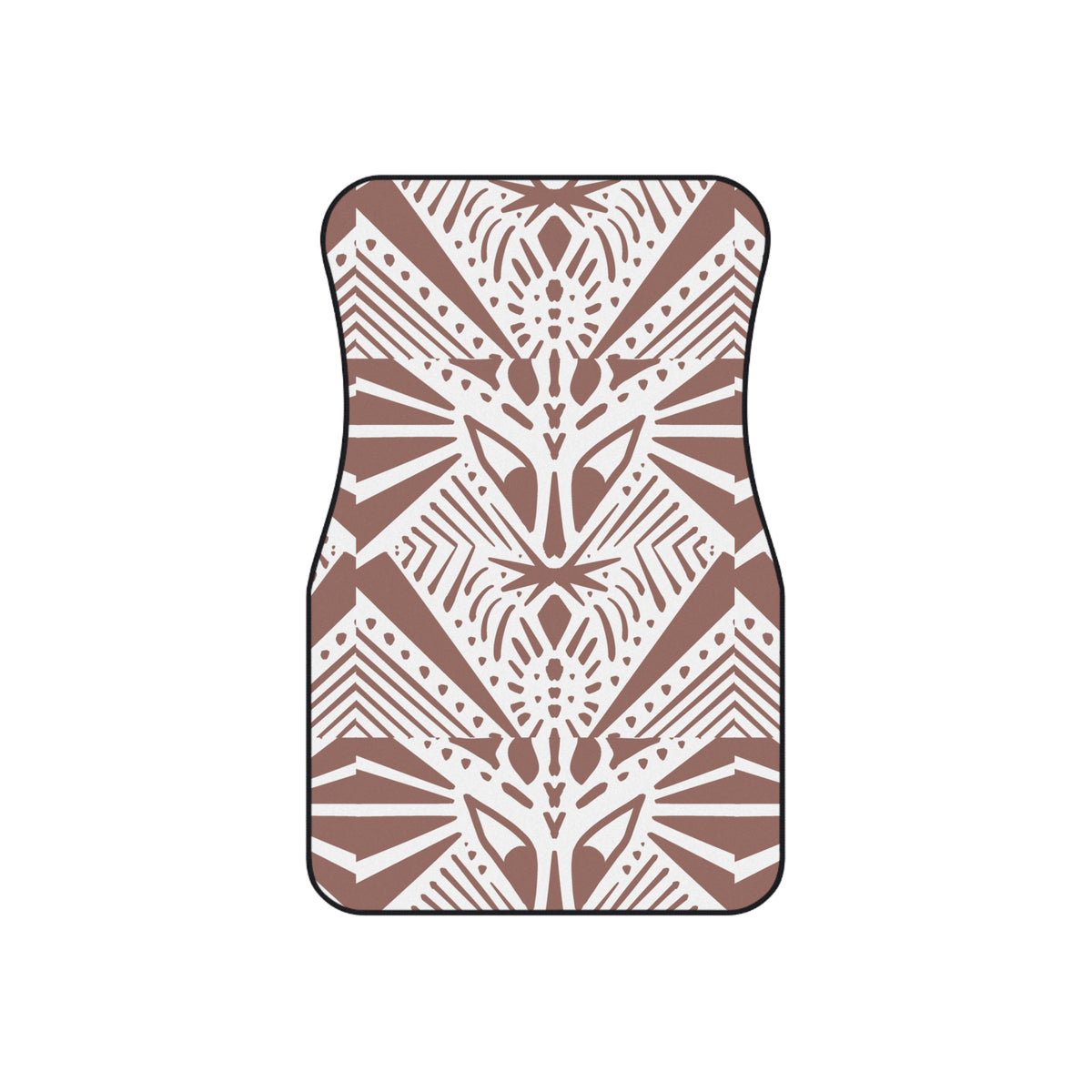Blush boho tribal car mats, set of four, front and rear mats