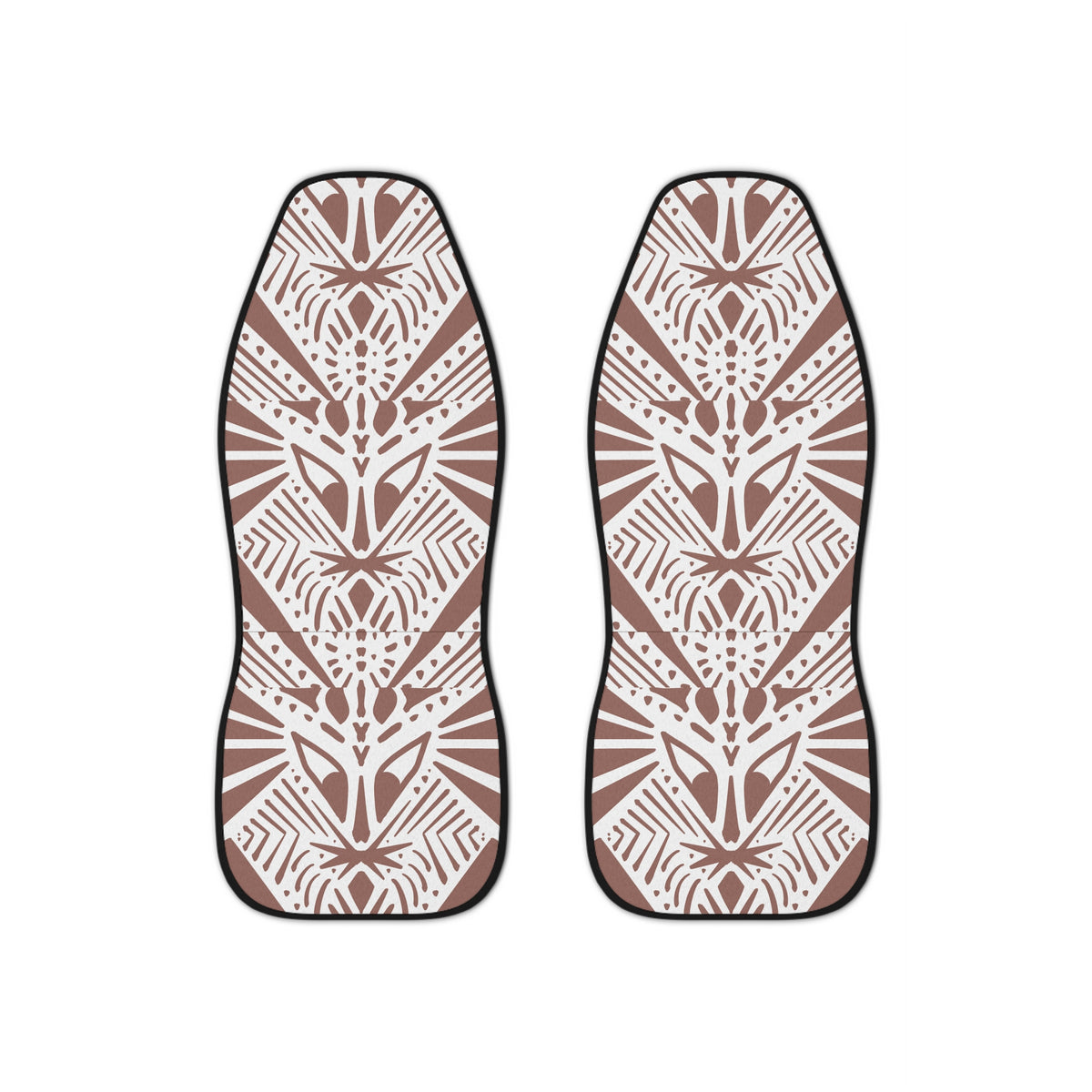 Blush boho tribal car seat covers, set of two front seat covers