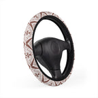 Blush boho tribal steering wheel cover, product view 3