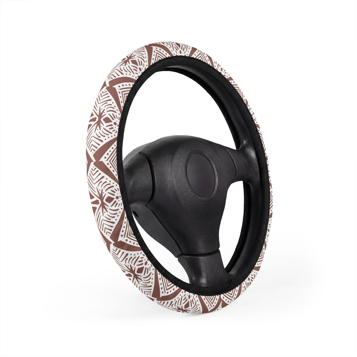 Blush boho tribal steering wheel cover, product view 3