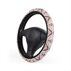 Blush boho tribal steering wheel cover, product view 4