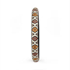 Boho Aztec diamond steering wheel cover, product view 5