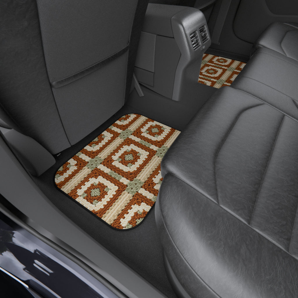 Boho Granny Crochet No. 1 car mats, product view 10