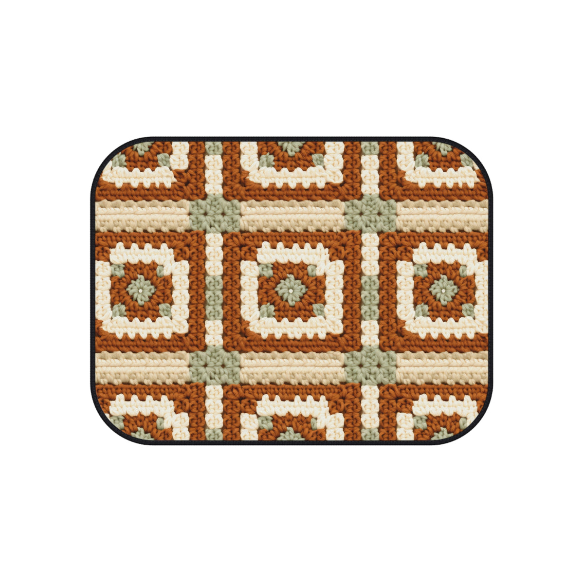 Boho Granny Crochet No. 1 car mats, product view 4