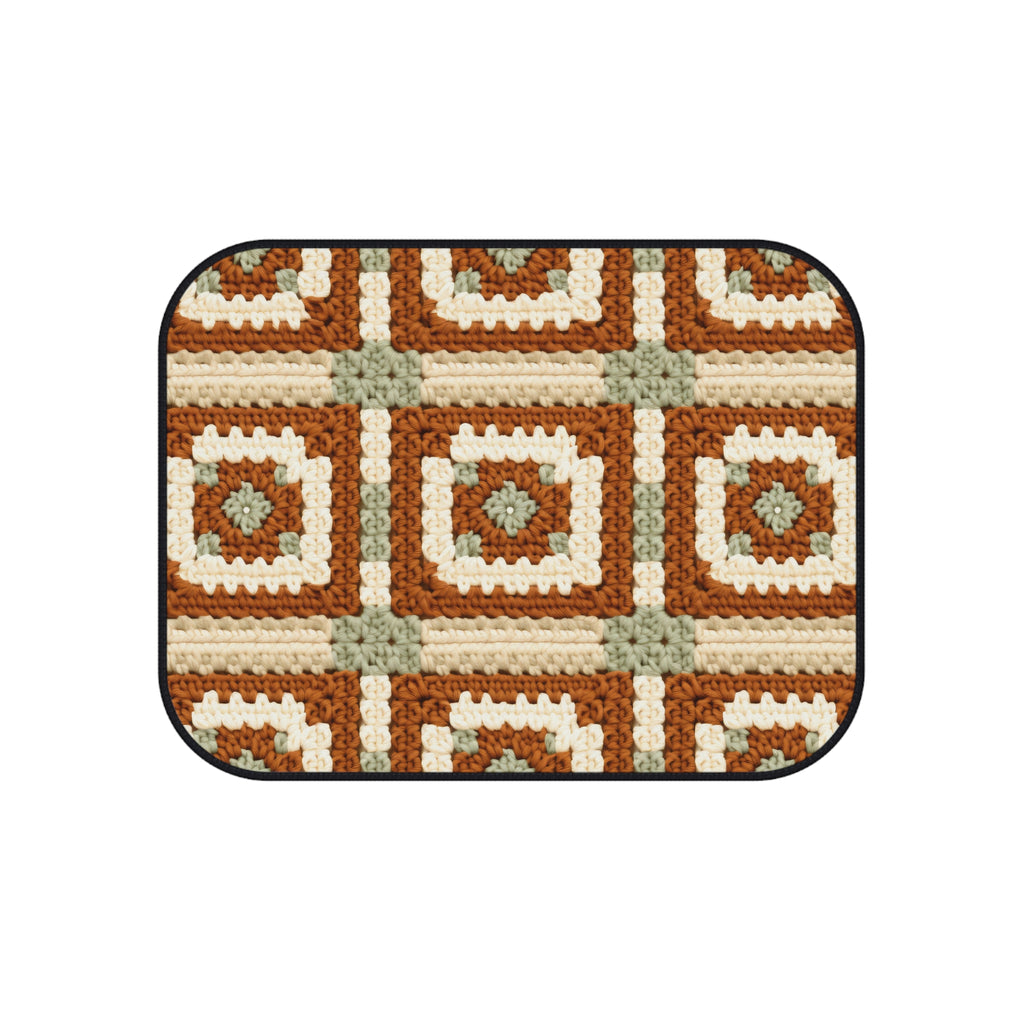 Boho Granny Crochet No. 1 car mats, product view 5