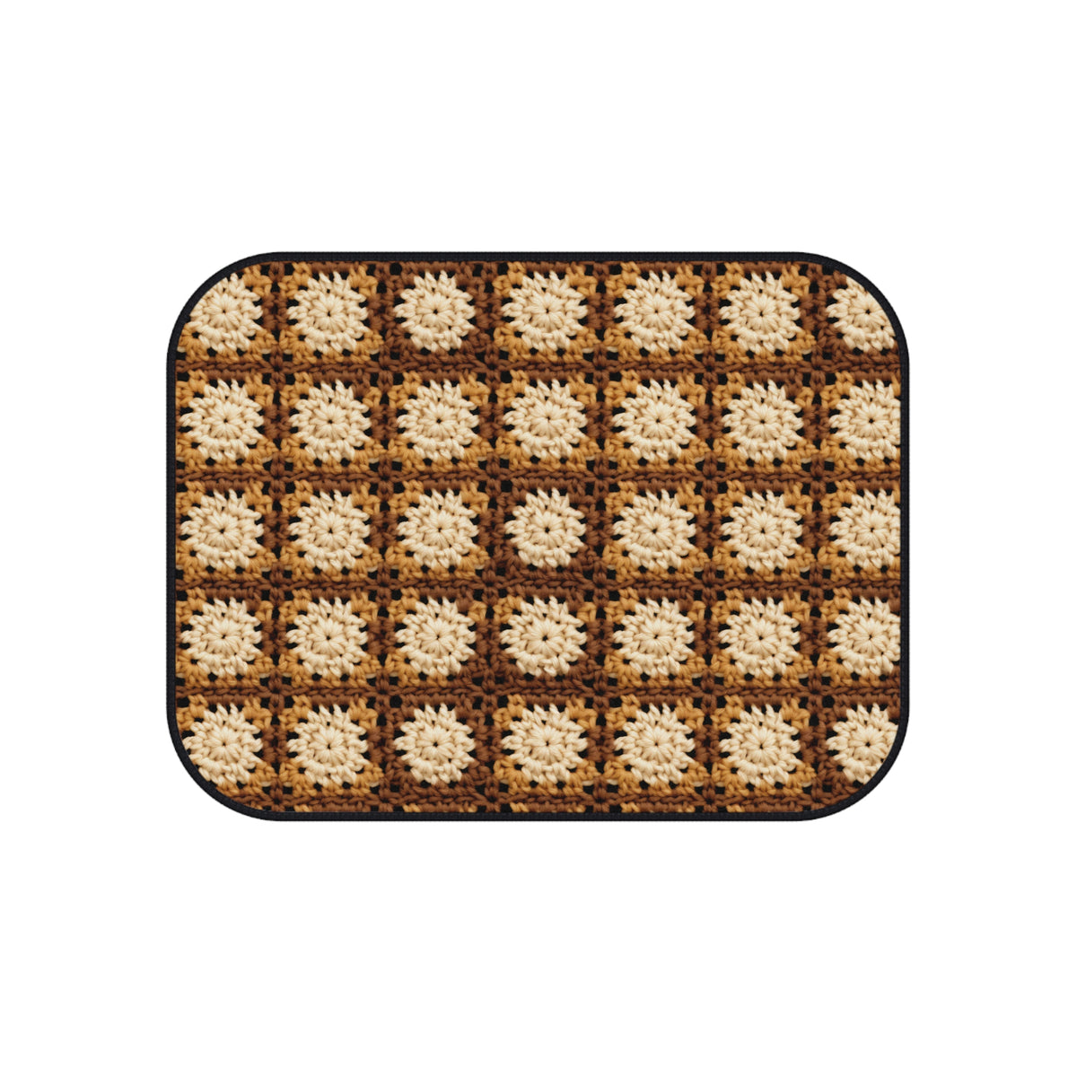 Boho Granny Crochet No. 3 car mats, product view 5