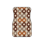 Boho Granny Crochet No. 5 car mats, set of four, front and rear mats