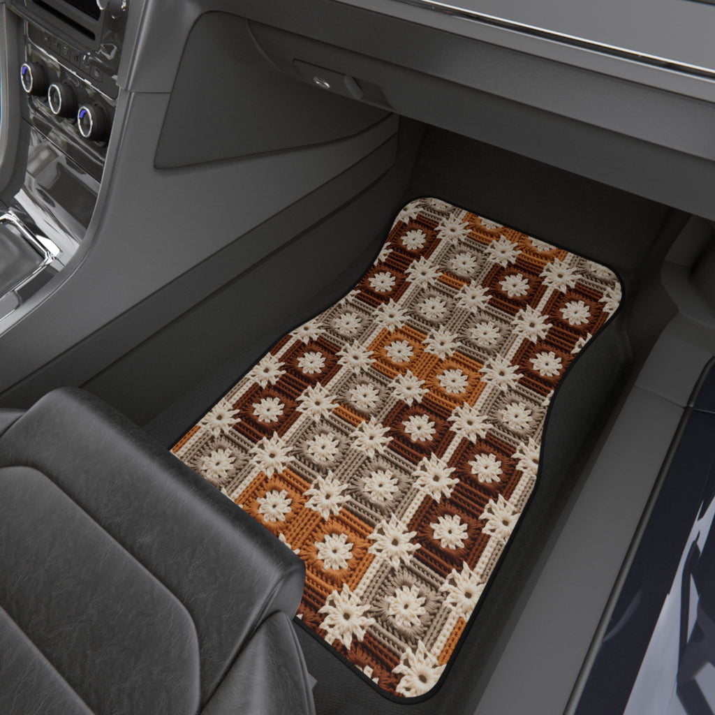 Boho Granny Crochet No. 5 car mats, product view 9