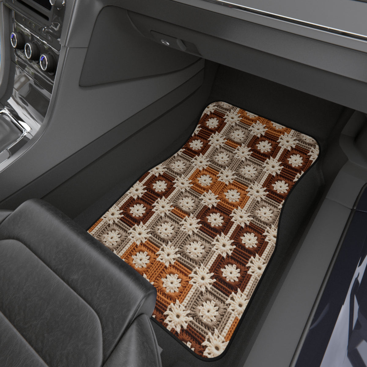 Boho Granny Crochet No. 5 car mats, product view 9