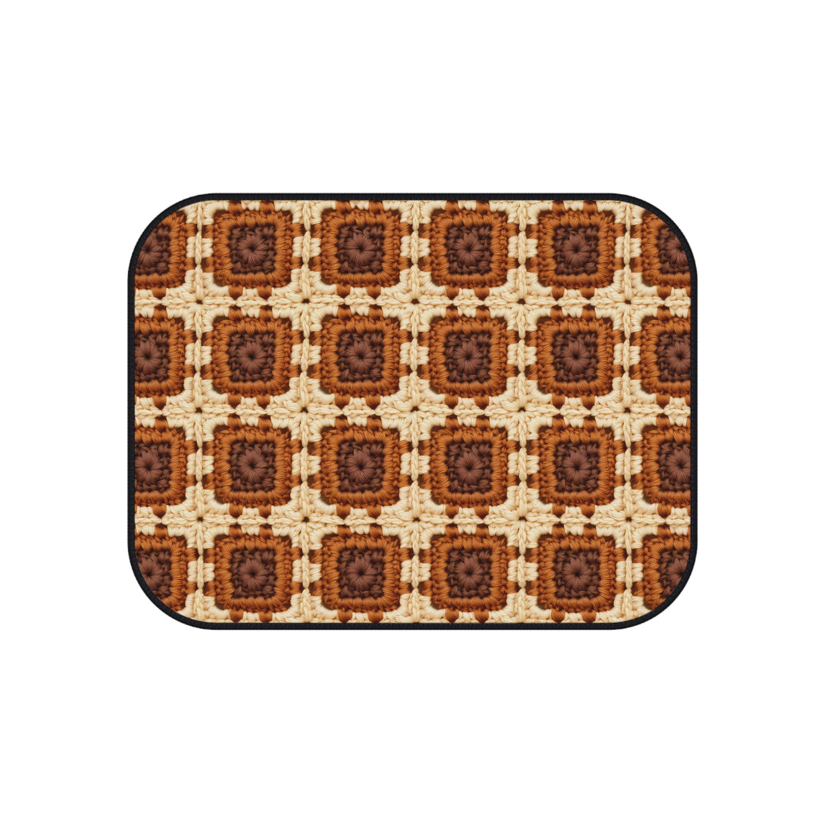 Boho Granny Crochet No. 7 car mats, product view 5