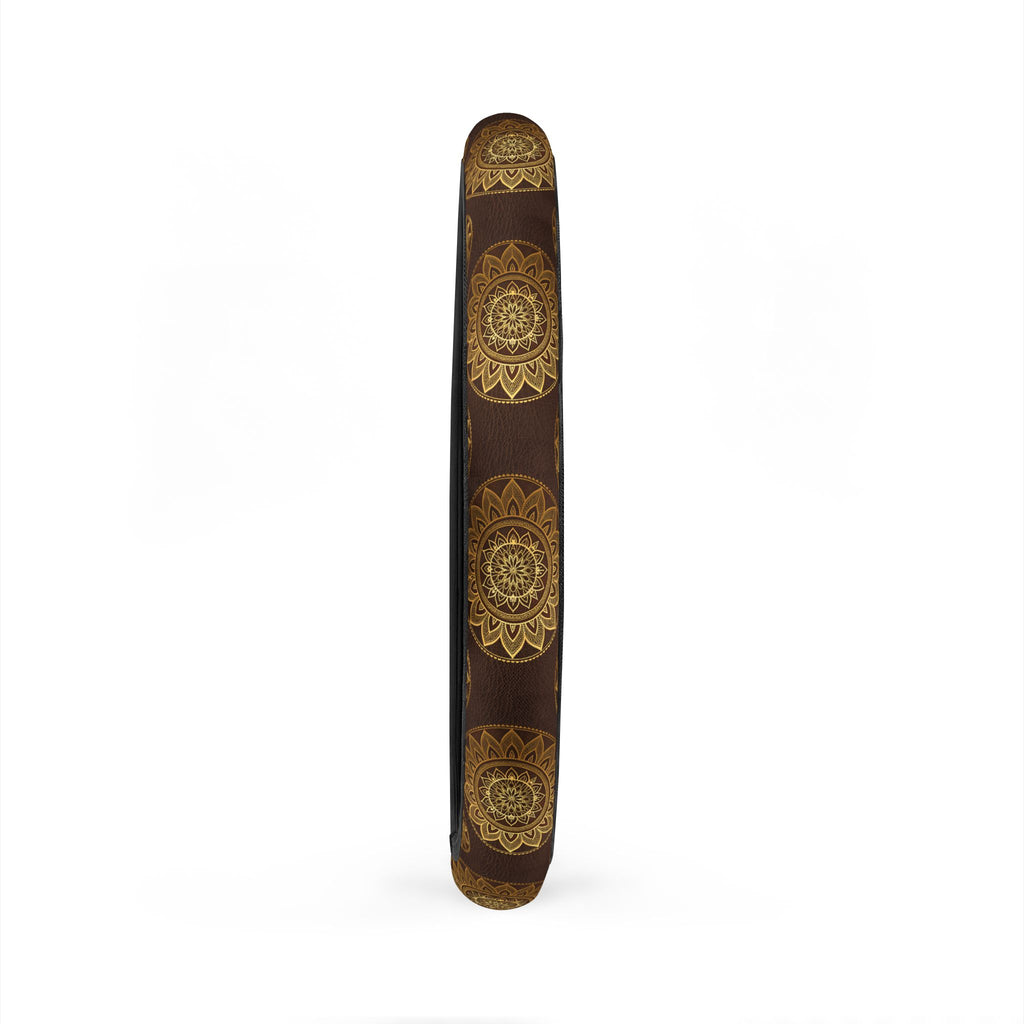 Boho mandala leather look steering wheel cover, product view 6