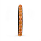 Boho orange floral steering wheel cover, product view 6