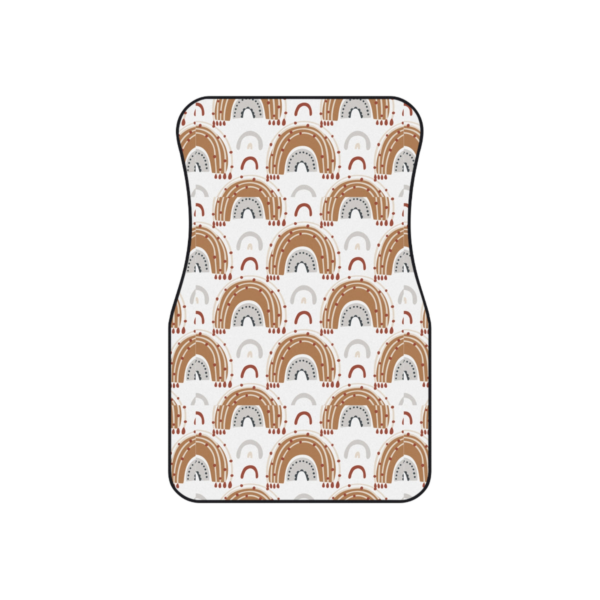 Boho rainbow arch car mats, product view 3