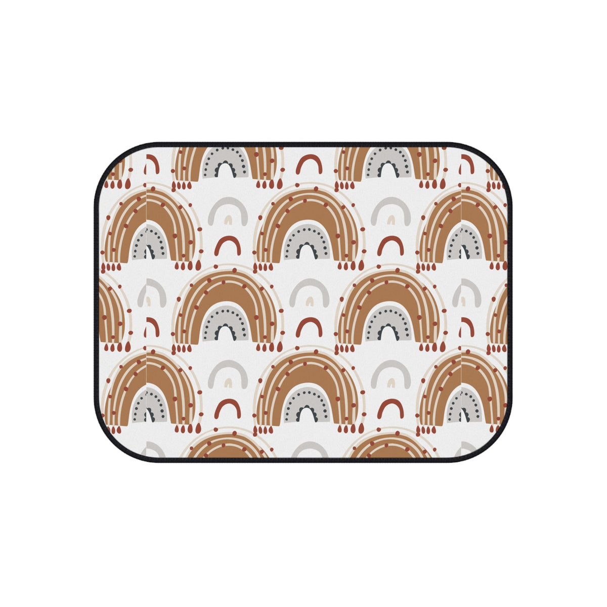 Boho rainbow arch car mats, product view 4