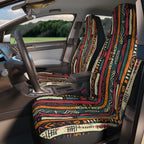 Boho serape stripe car seat covers, product view 3