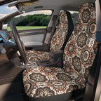 Brown boho mandala car seat covers, product view 3