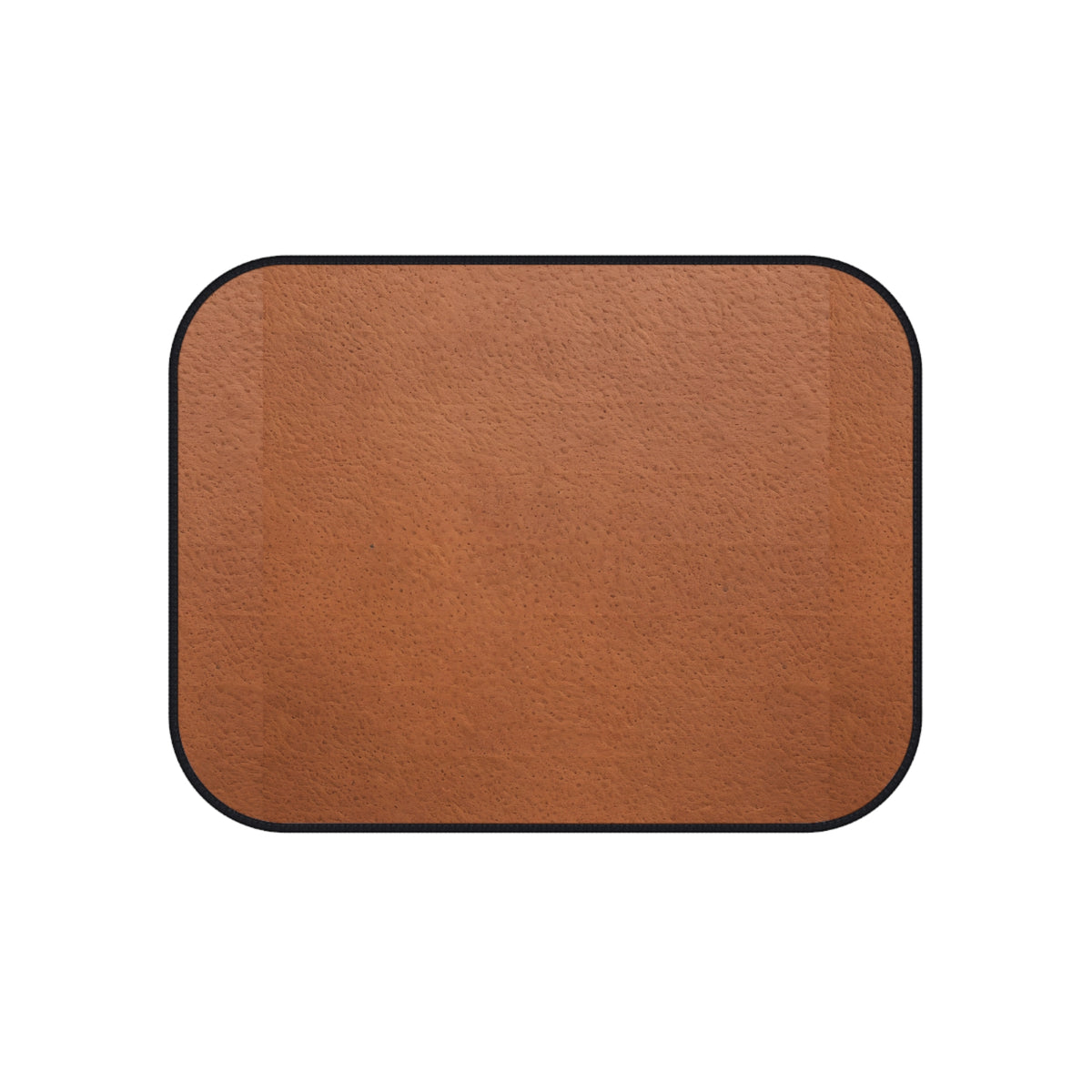 Brown leather look car mats, product view 4