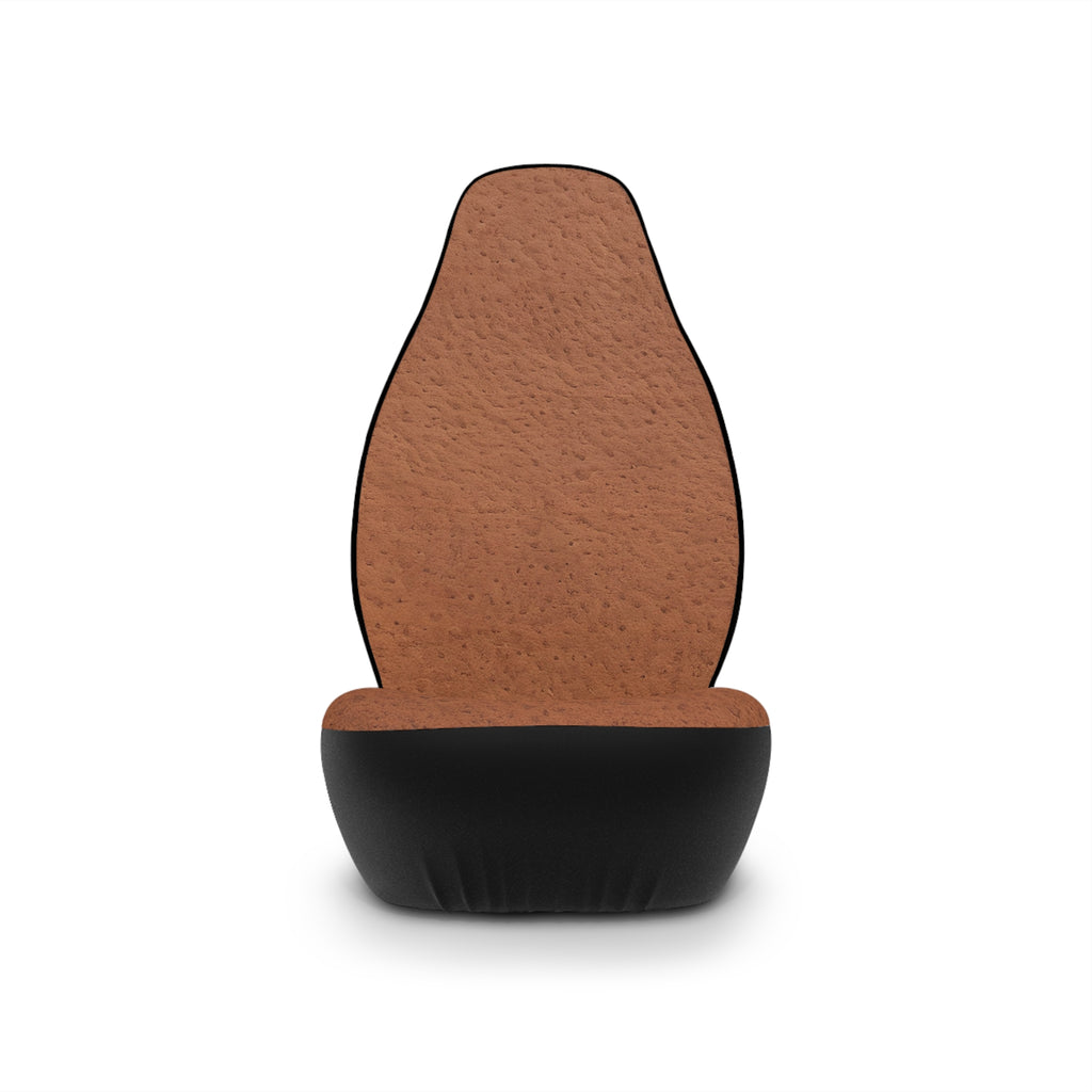 Brown leather look car seat covers, product view 4