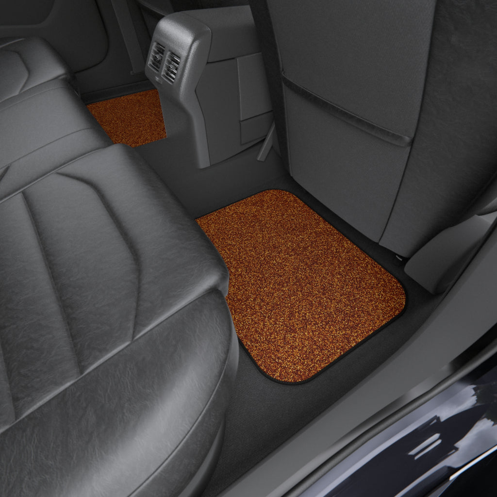 Brown rainbow glitter car mats, product view 11