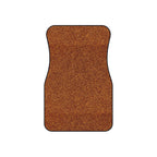 Brown rainbow glitter car mats, product view 3