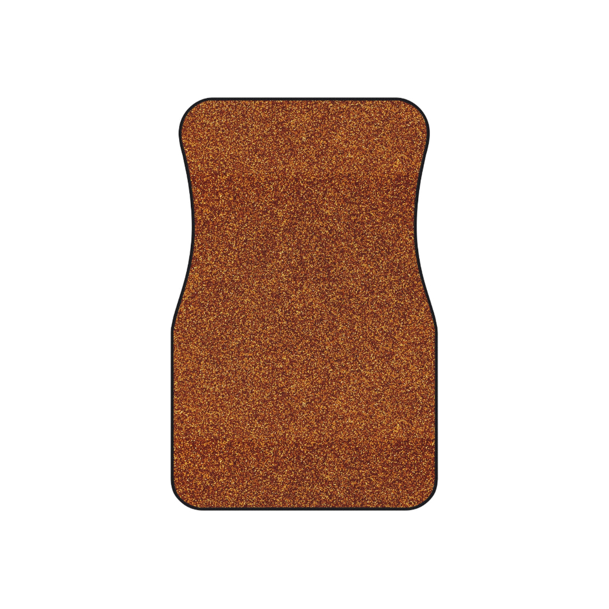 Brown rainbow glitter car mats, product view 3