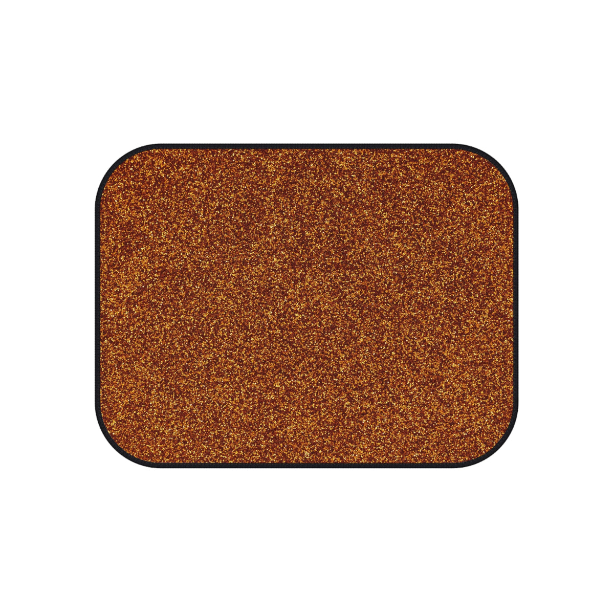 Brown rainbow glitter car mats, product view 5