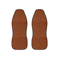 Brown rainbow glitter car seat covers, set of two front seat covers