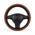 Brown rainbow glitter steering wheel cover, on a steering wheel