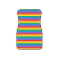 Colorful Rainbow car mats, set of four, front and rear mats