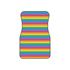 Colorful Rainbow car mats, set of four, front and rear mats