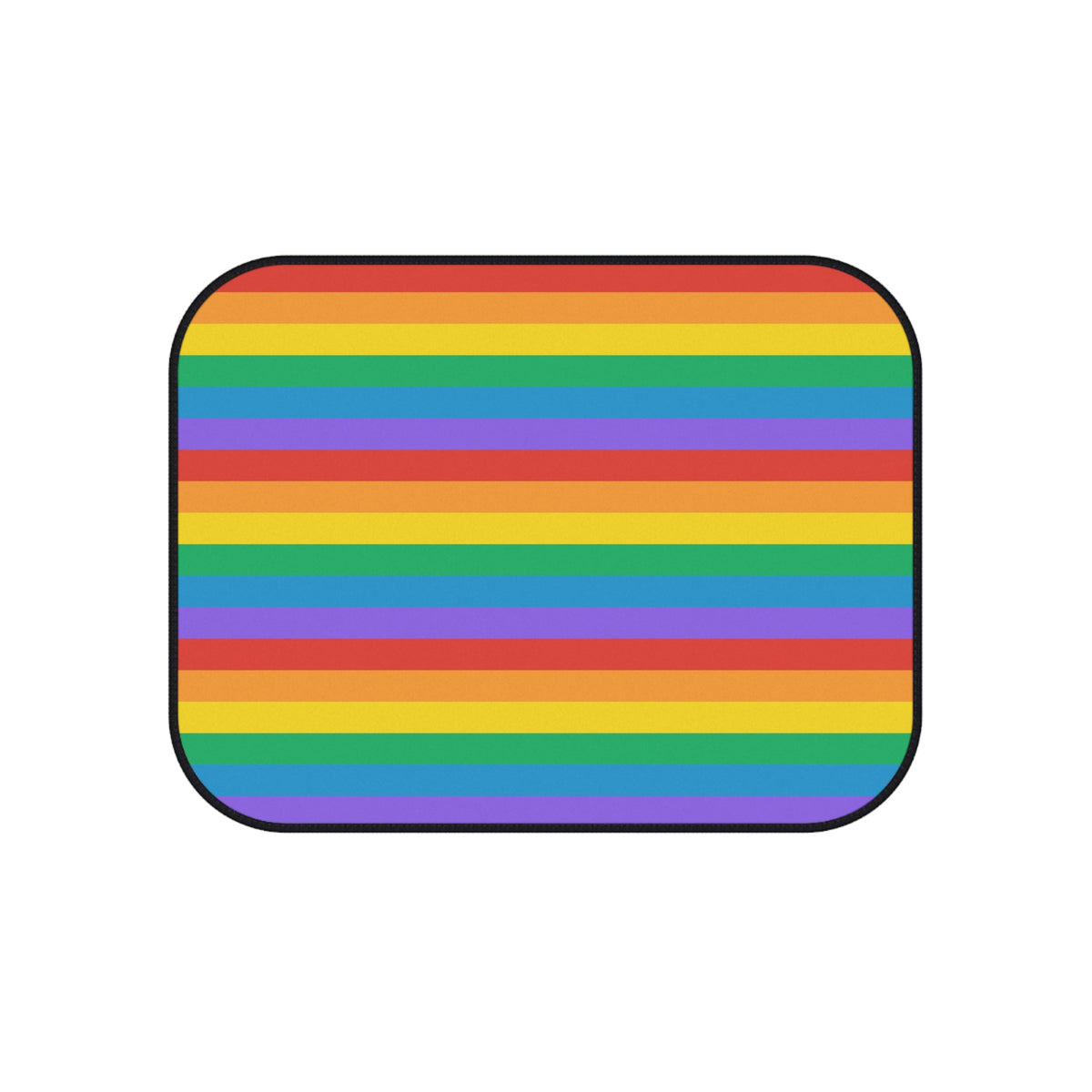 Colorful Rainbow car mats, product view 3