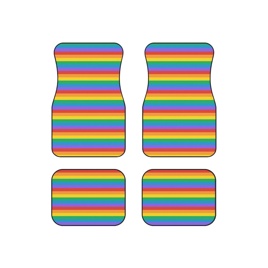 Colorful Rainbow car mats, product view 5