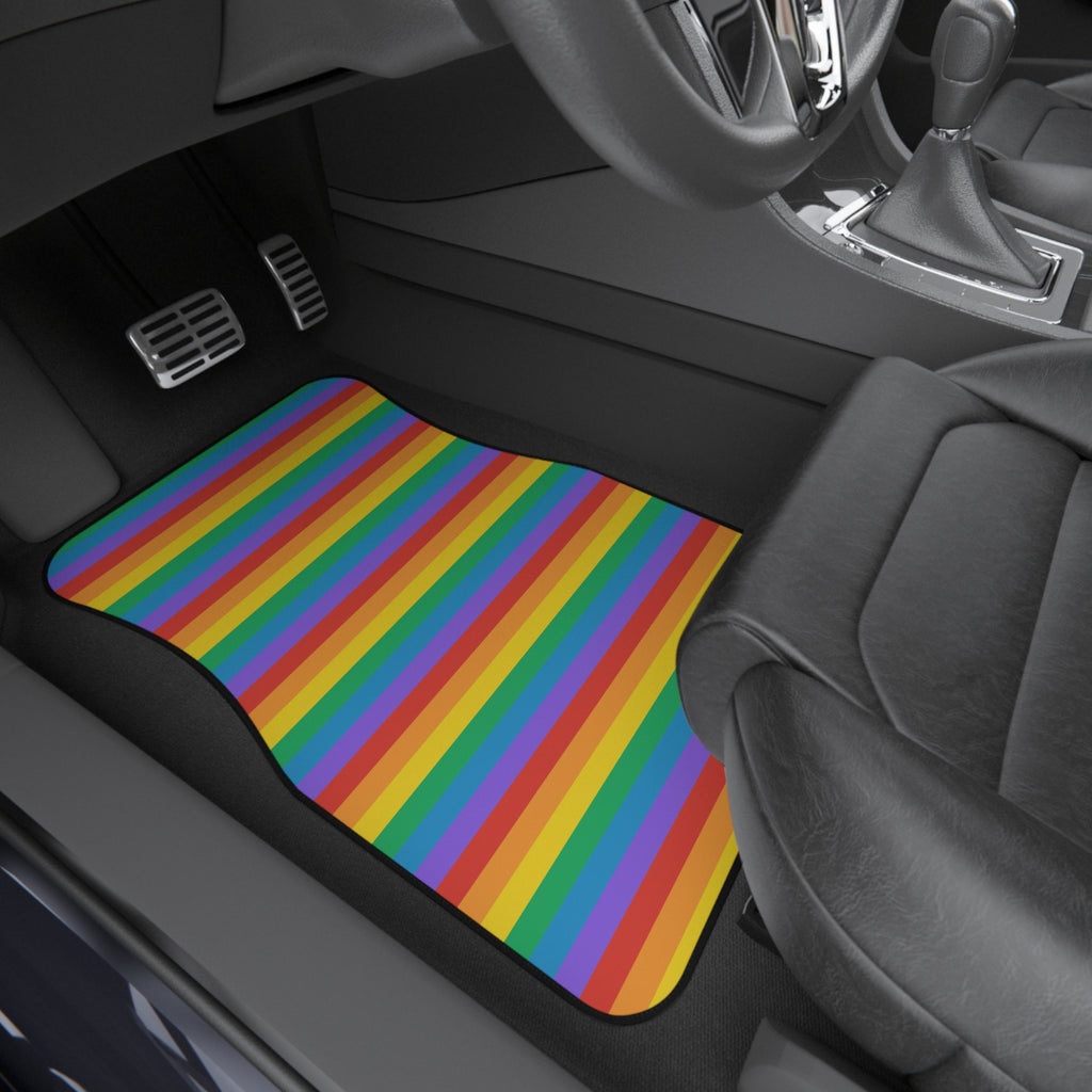 Colorful Rainbow car mats, product view 7