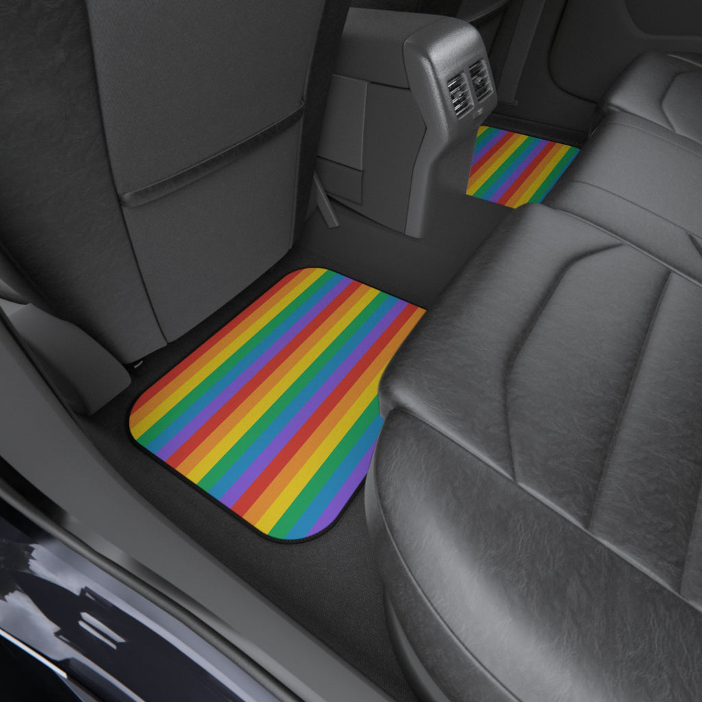 Colorful Rainbow car mats, product view 9