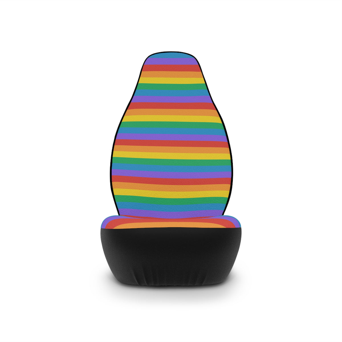 Colorful Rainbow car seat covers, product view 3