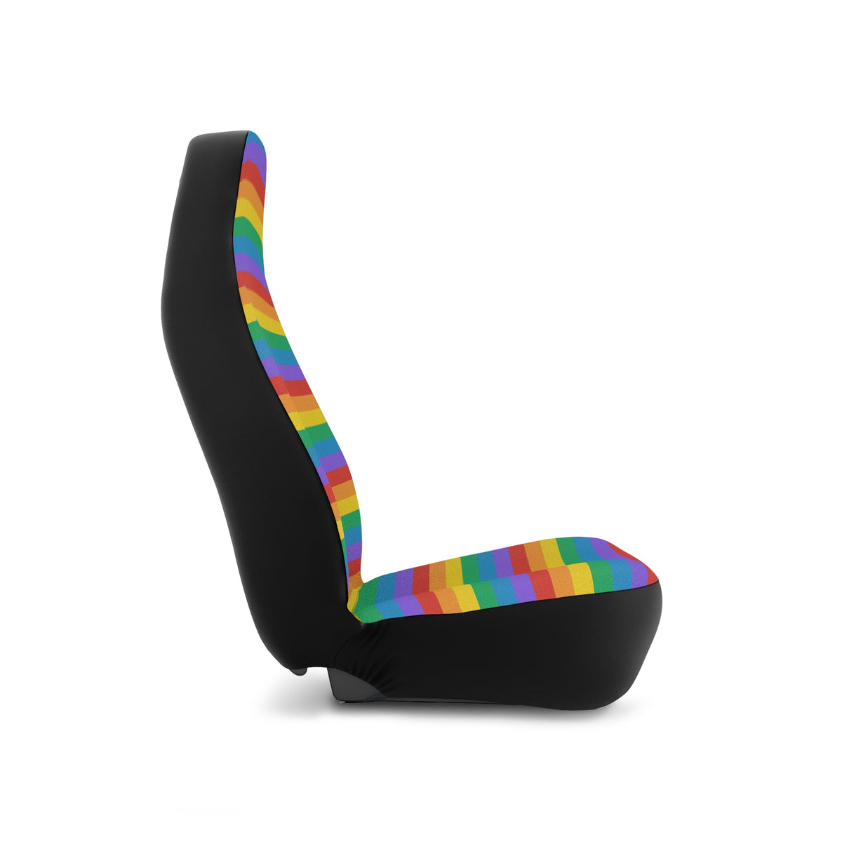 Colorful Rainbow car seat covers, product view 5