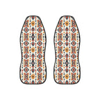 Cream boho tribal car seat covers, set of two front seat covers