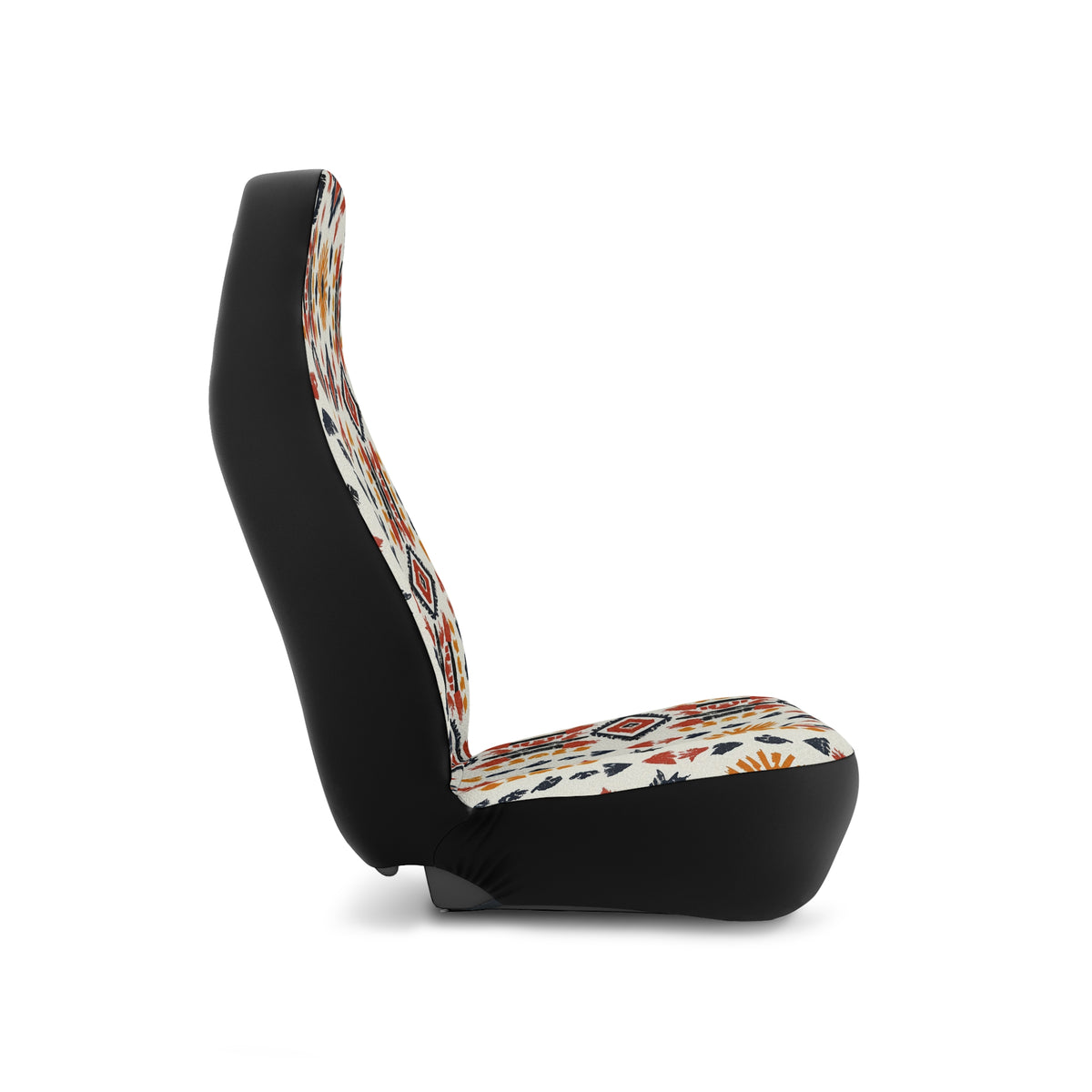 Cream boho tribal car seat covers, product view 6
