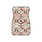 Cream pastel aztec car mats, product view 3