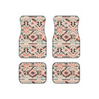 Cream pastel aztec car mats, product view 6