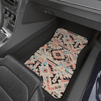 Cream pastel aztec car mats, product view 8