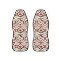 Cream pastel aztec car seat covers, set of two front seat covers