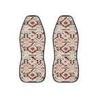 Cream pastel aztec car seat covers, set of two front seat covers