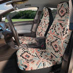 Cream pastel aztec car seat covers, product view 3