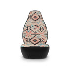 Cream pastel aztec car seat covers, product view 4