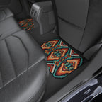 Dark aztec diamond car mats, product view 11