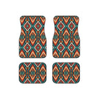Dark aztec diamond car mats, product view 6
